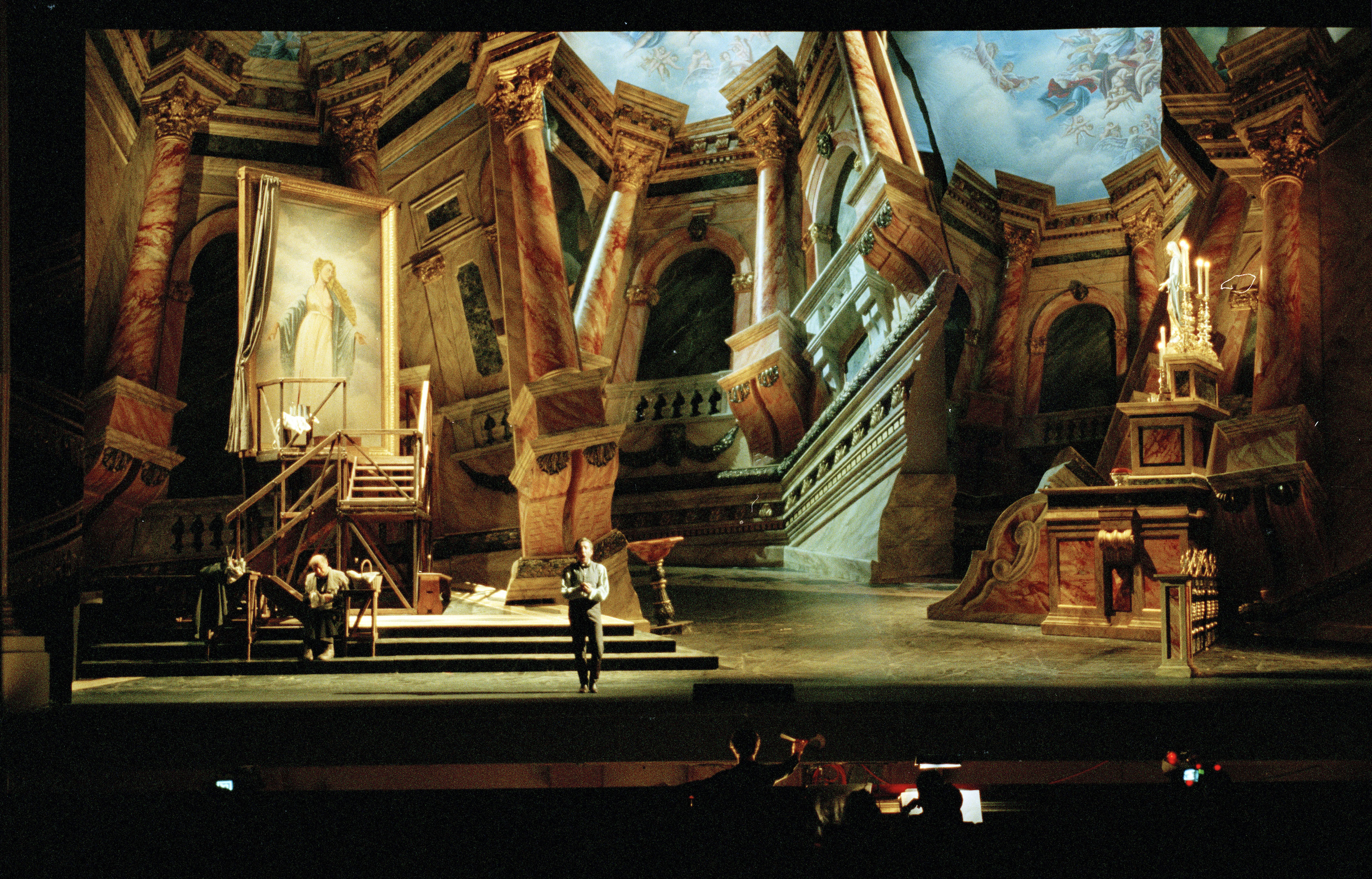 “Tosca”, regia di Luca Ronconi, 1997, uno degli spettacoli del Teatro alla Scala andati in onda su Rai5 e disponibili su RaiPlay tra marzo e maggio 2020 (ph Andrea Tamoni)