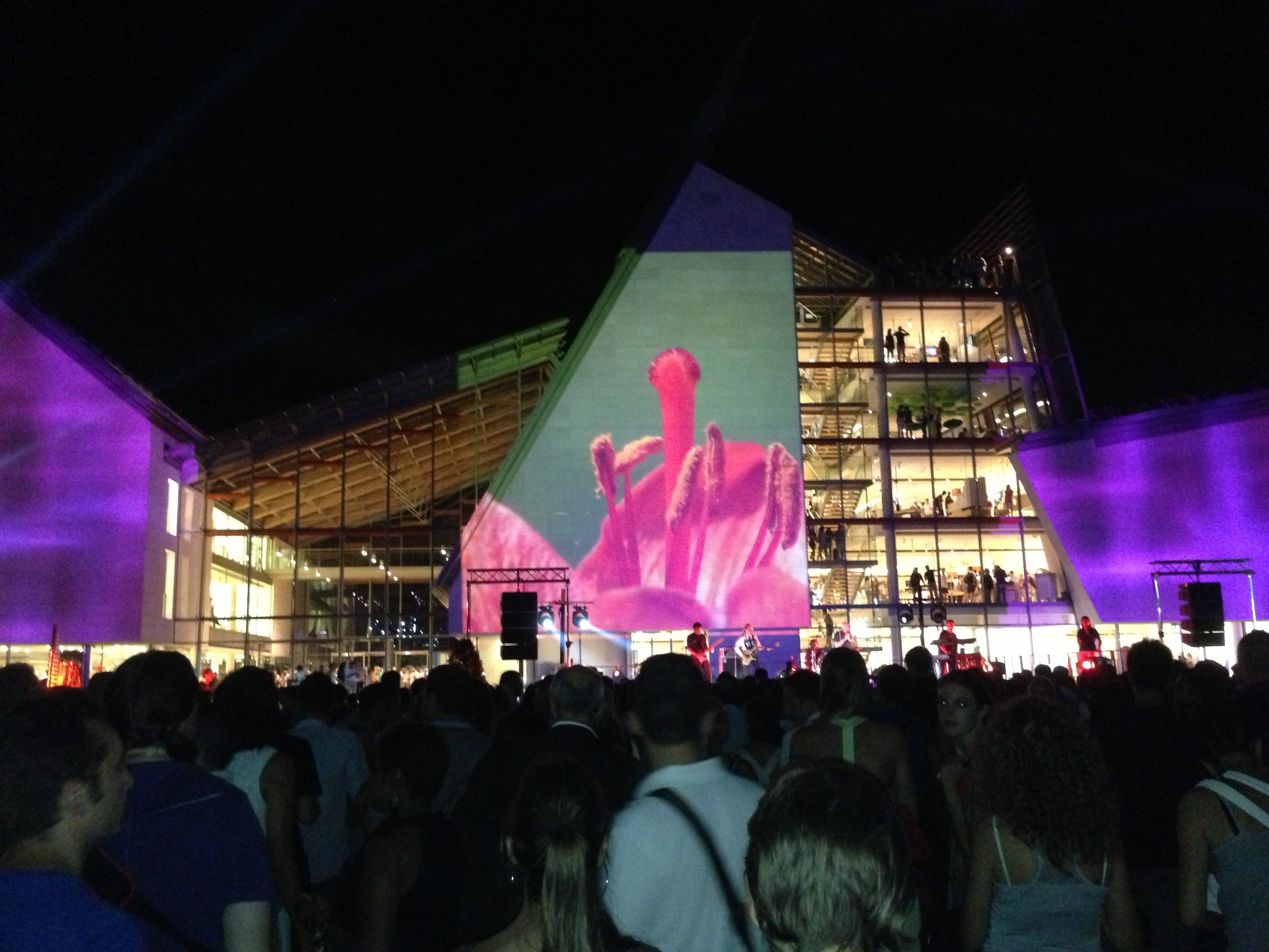 Inaugurazione del MUSE, Videomapping, Trento, 28 luglio 2013