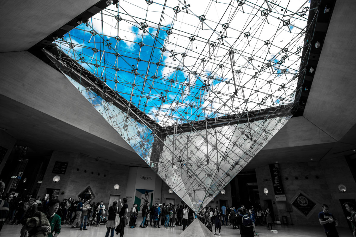 Roberglass - Piramide inversa Louvre
