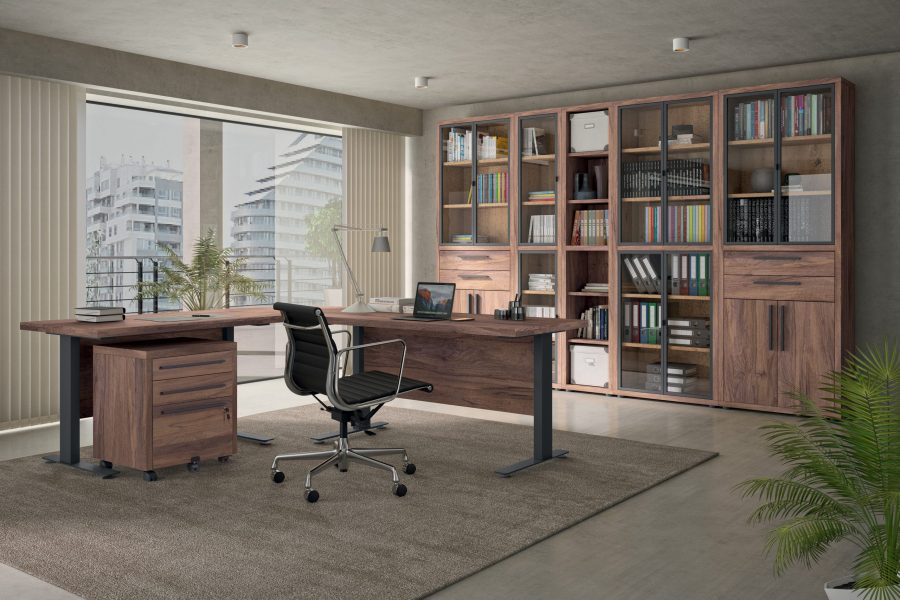 COMPOSAD_RILEGA office _ BRERA walnut